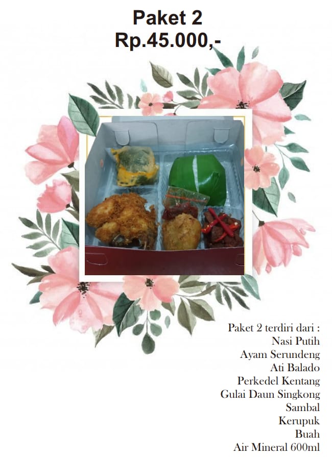 Nasi Box Ayam Serundeng