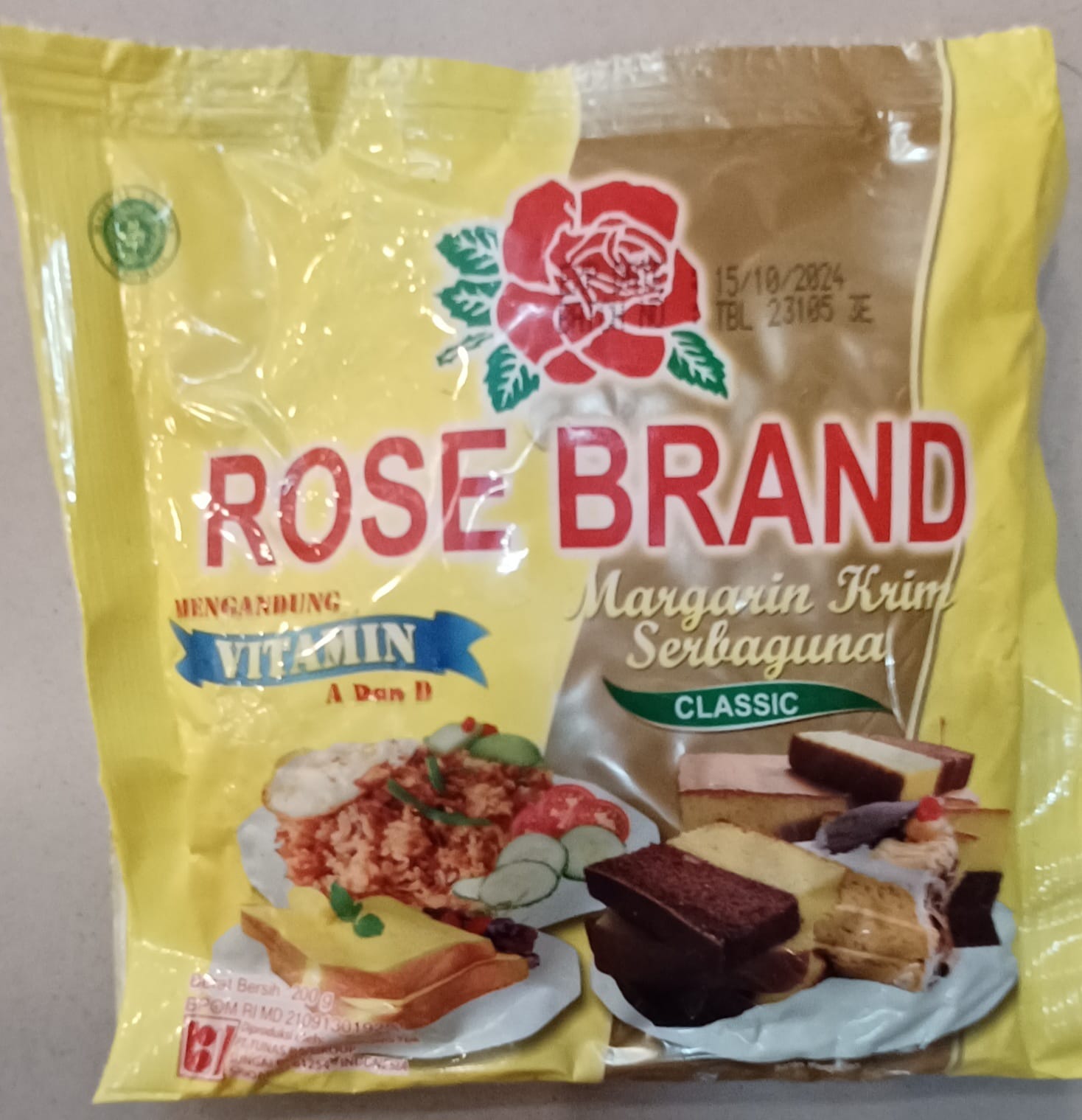 Rose Brand Margarine 200 gram