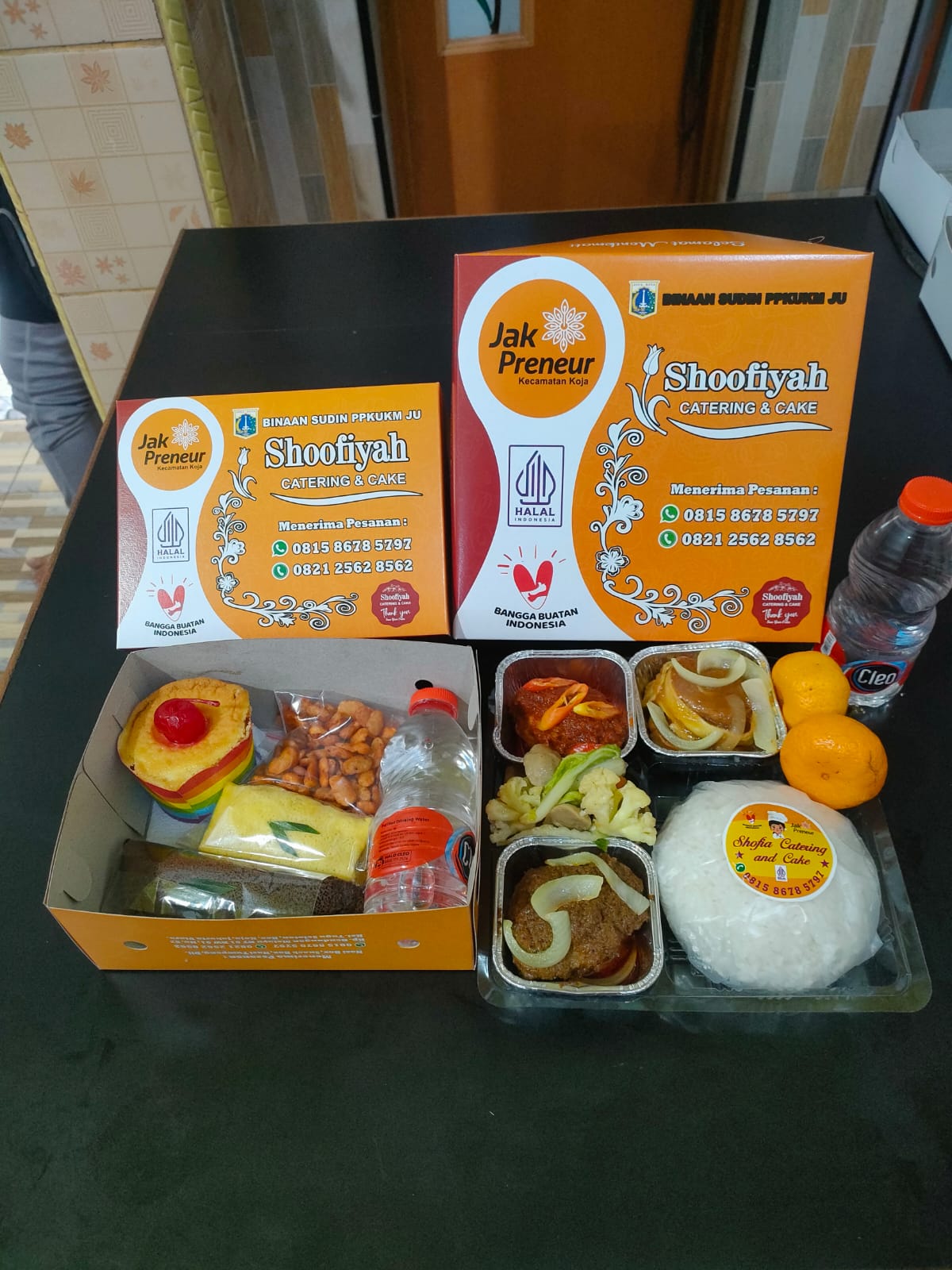 paket lengkap nasi dan snack