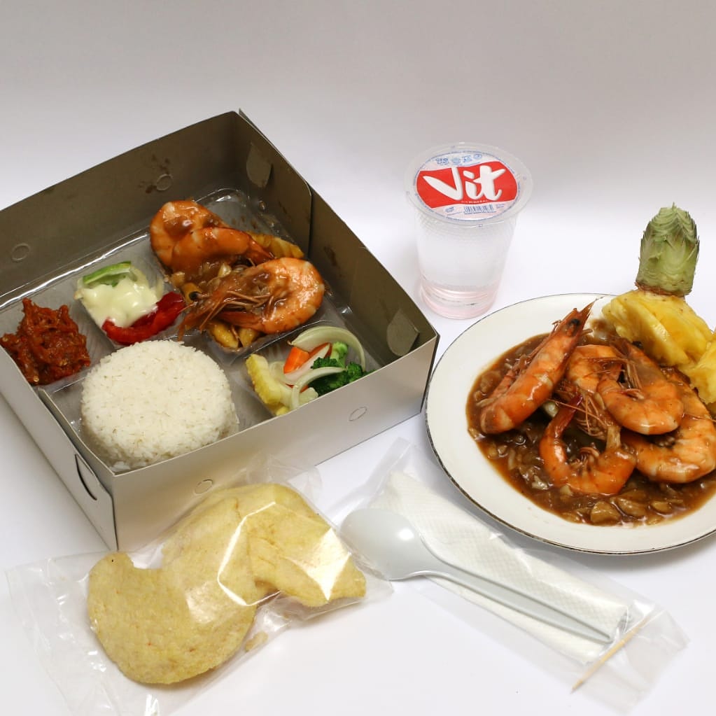 Paket A Nasi lengkap