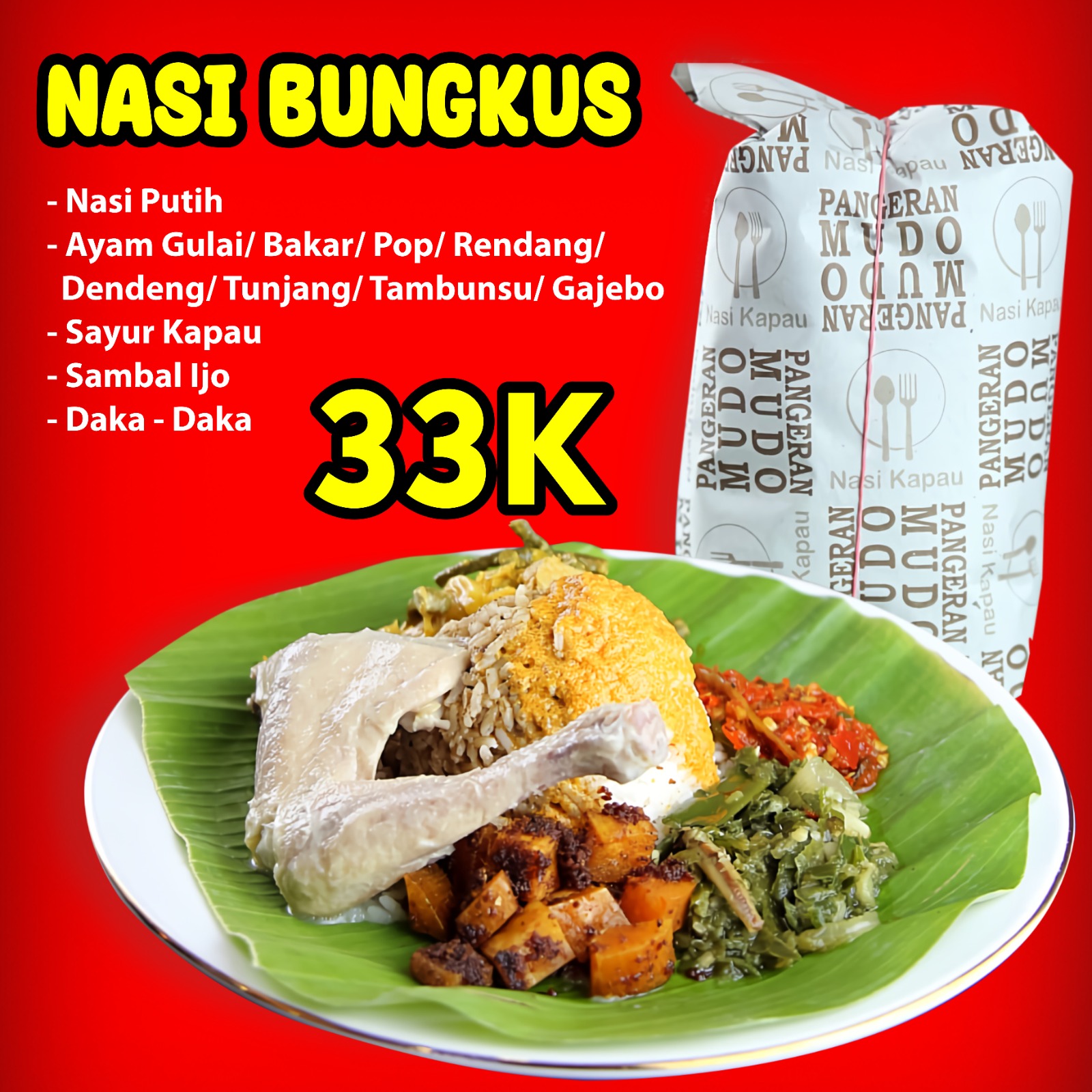 Nasi Bungkus Dapoer Uni