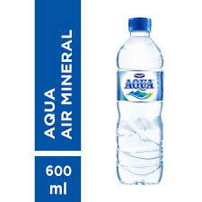 aqua botol 600 mil