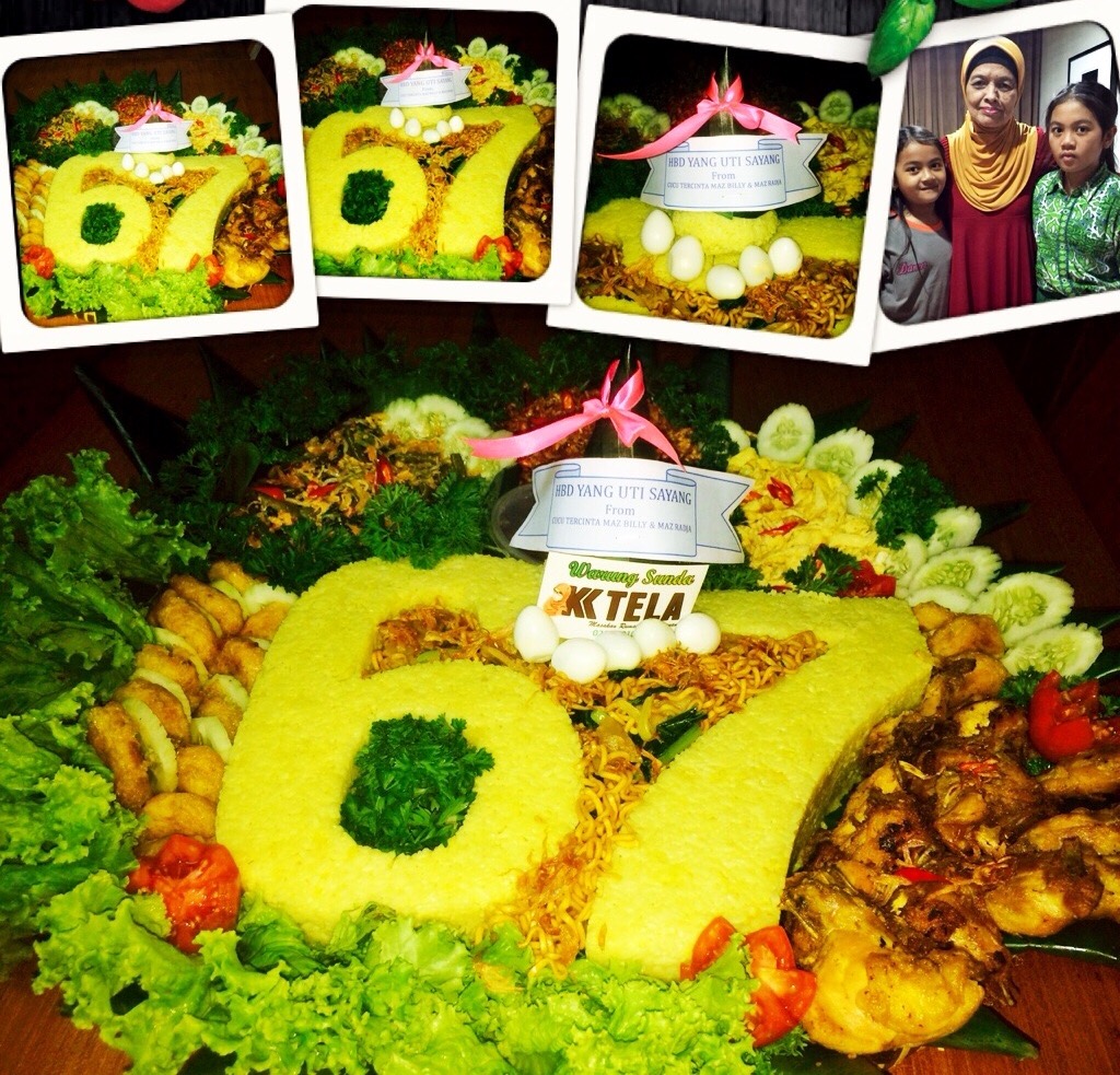 Aneka Nasi Kuning /Tumpeng mini KK Tela