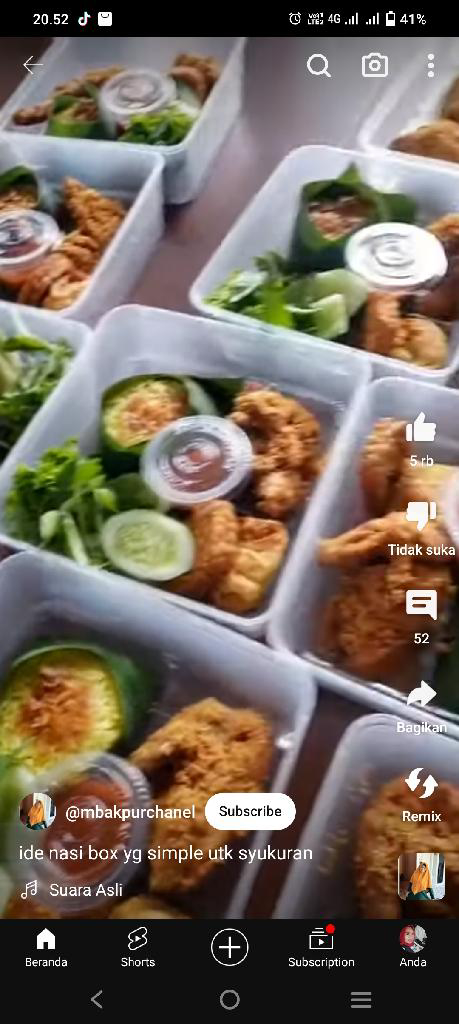 paket nasi 1