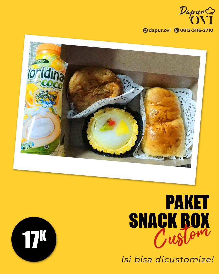 Paket Snack Box Rapat - Dapur Ovi