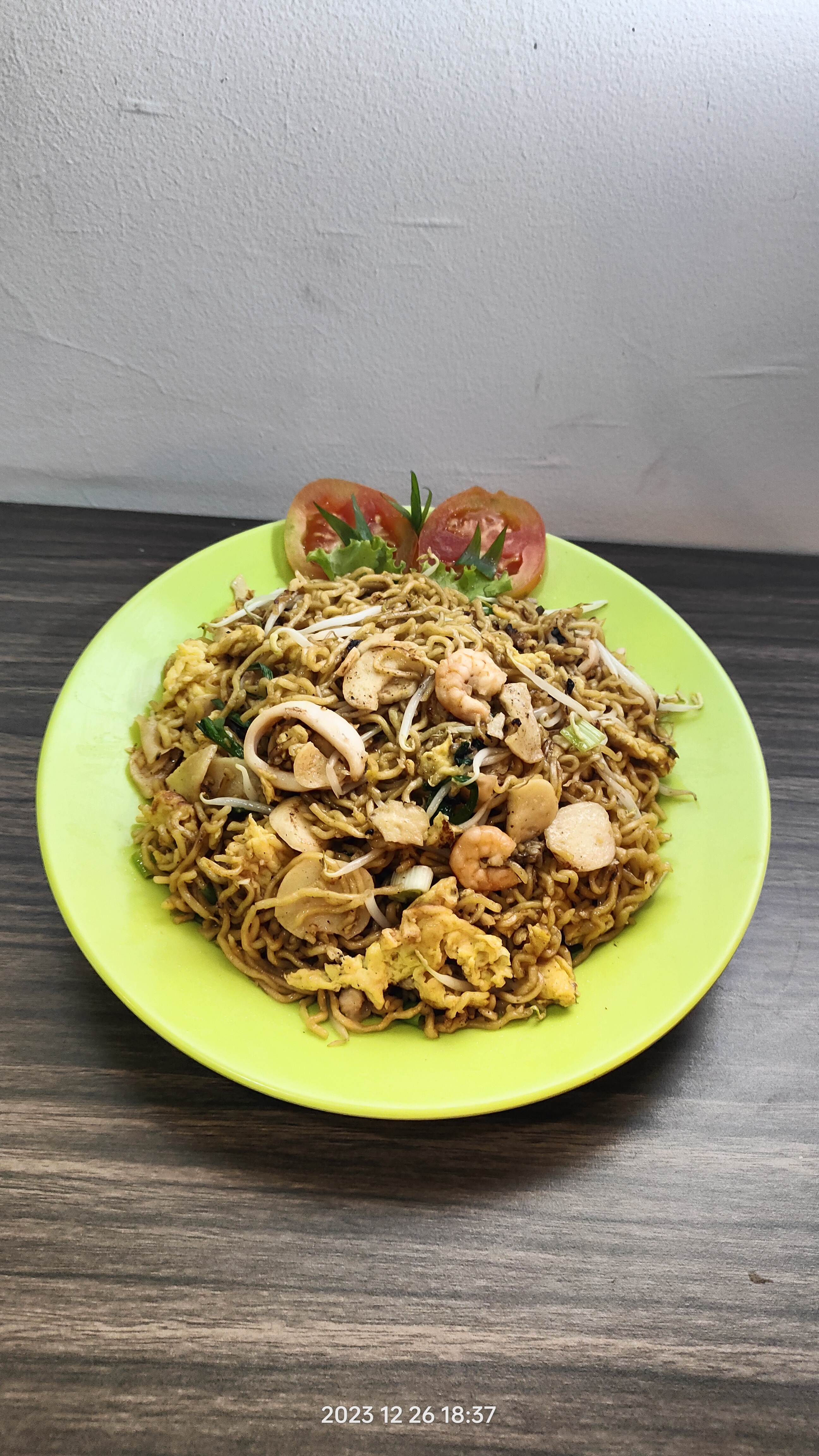 Mie goreng seafood