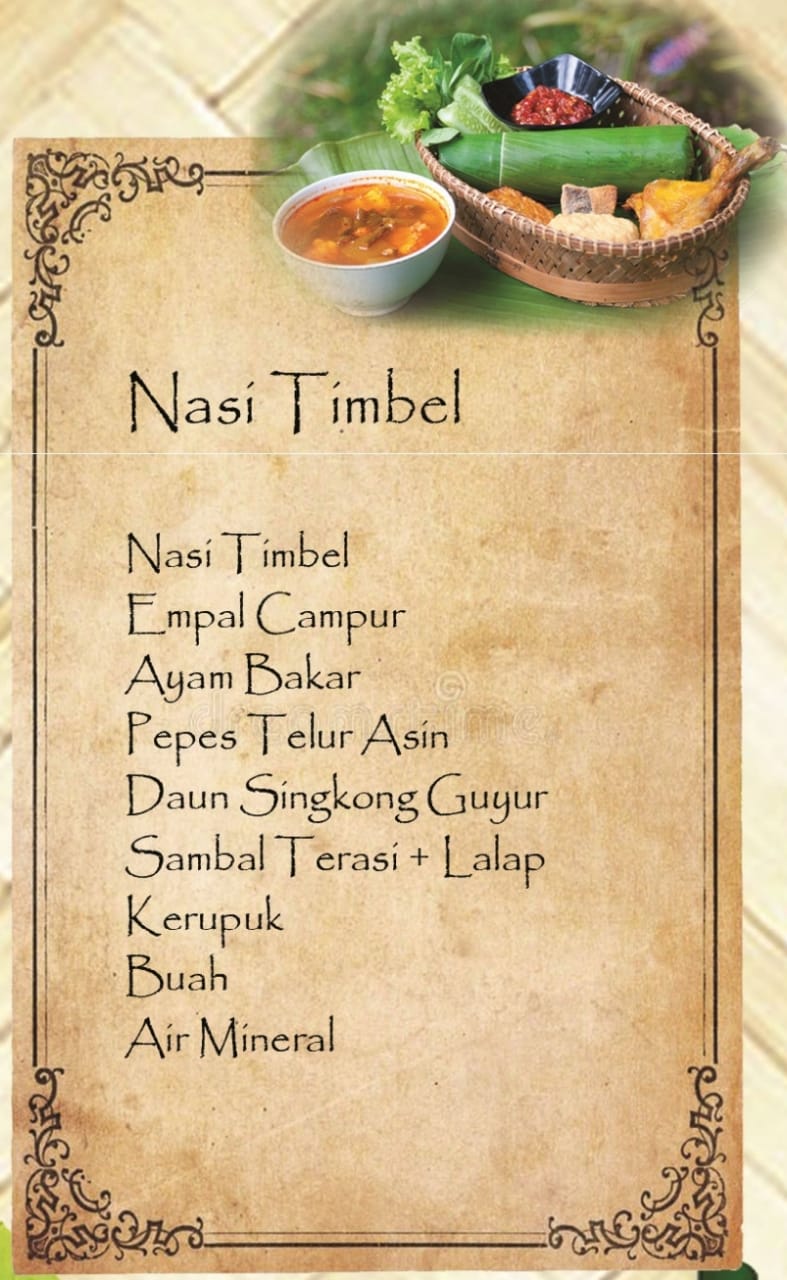 Nasi Box Tradisional 1 ( Nasi Timbel )