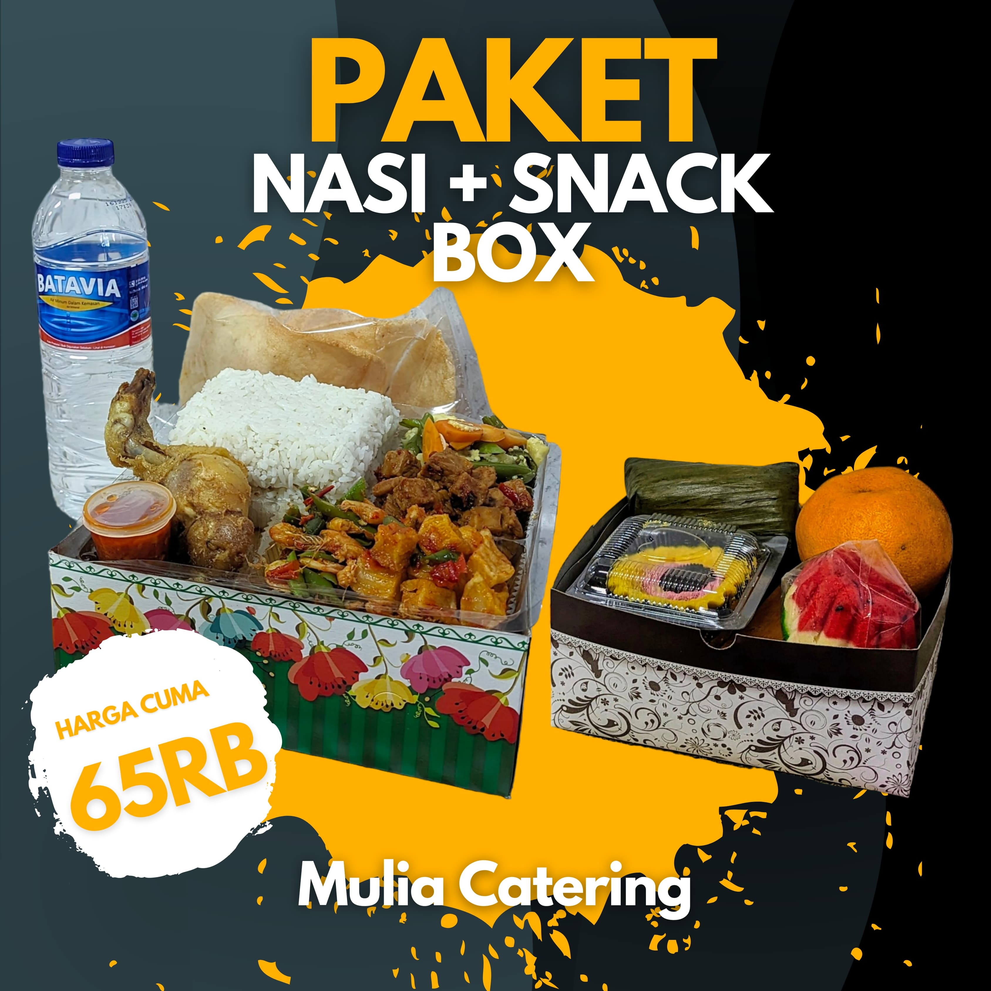 NASI &amp; SNACK BOX MULIA CATERING