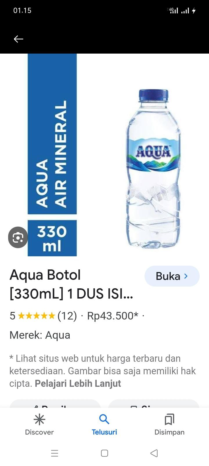aqua 330 ml
1