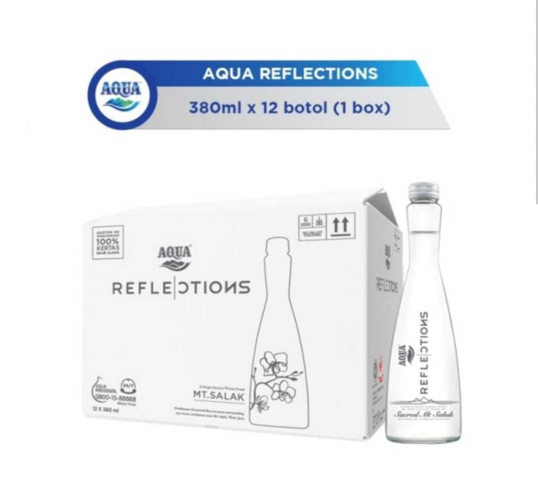 Aqua Botol Reflections 380ml