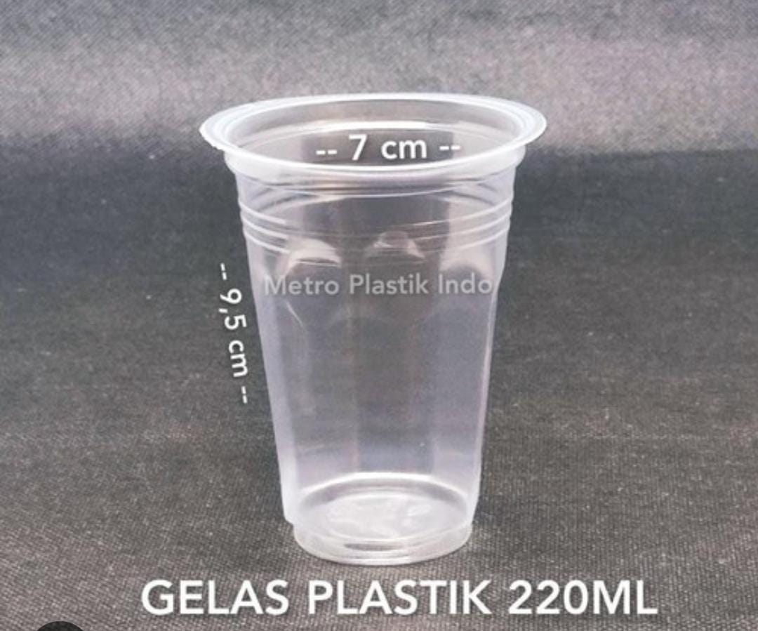 Gelas ( kemasan Plastik isi 100 pcs )