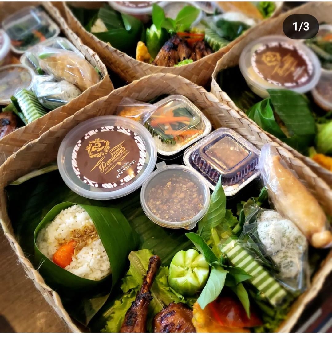 PREMIUM Pawon Pandawa Lima Lunch Box Besek Jumbo