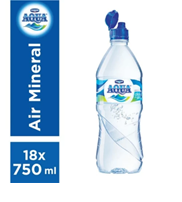 Air Mineral Aqua Click n Go 750ML