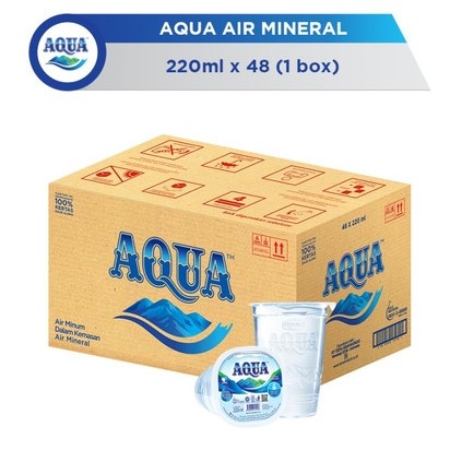 Aqua Gelas/Cup 220 Ml