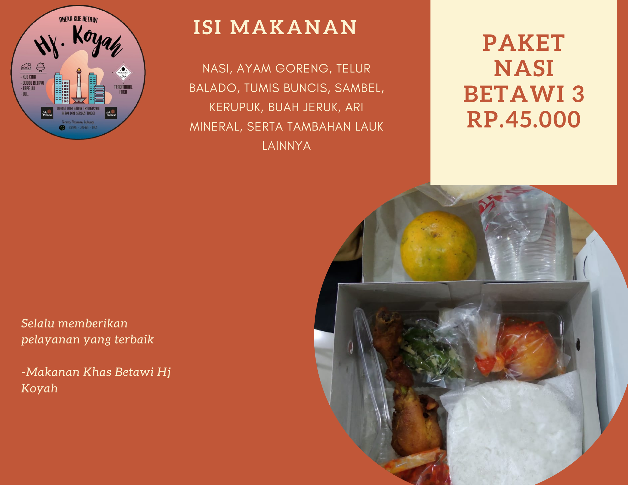 PAKET NASI BETAWI 3