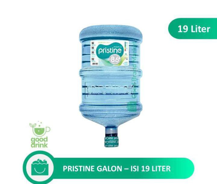 AIR MINERAL AQUA  dan PRISTINE GALON 19 LTR1