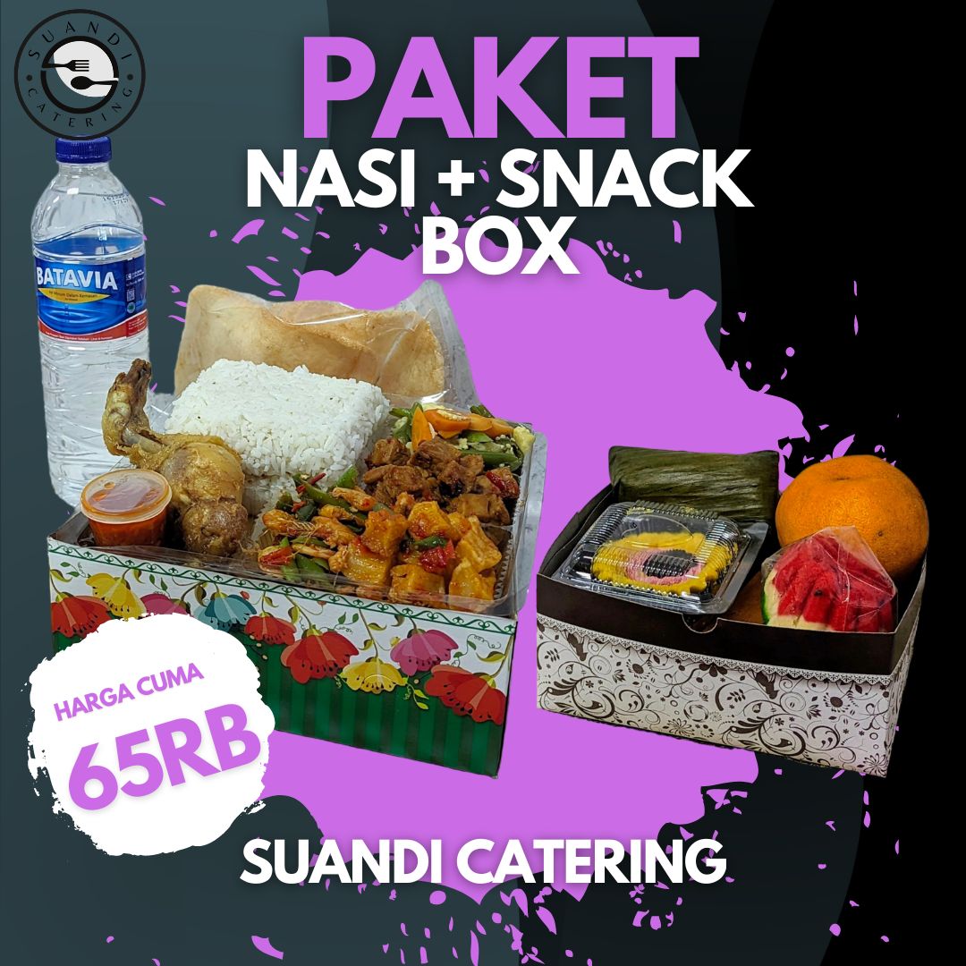 PAKET NASI DAN SNACK BOX SUANDI CATERING