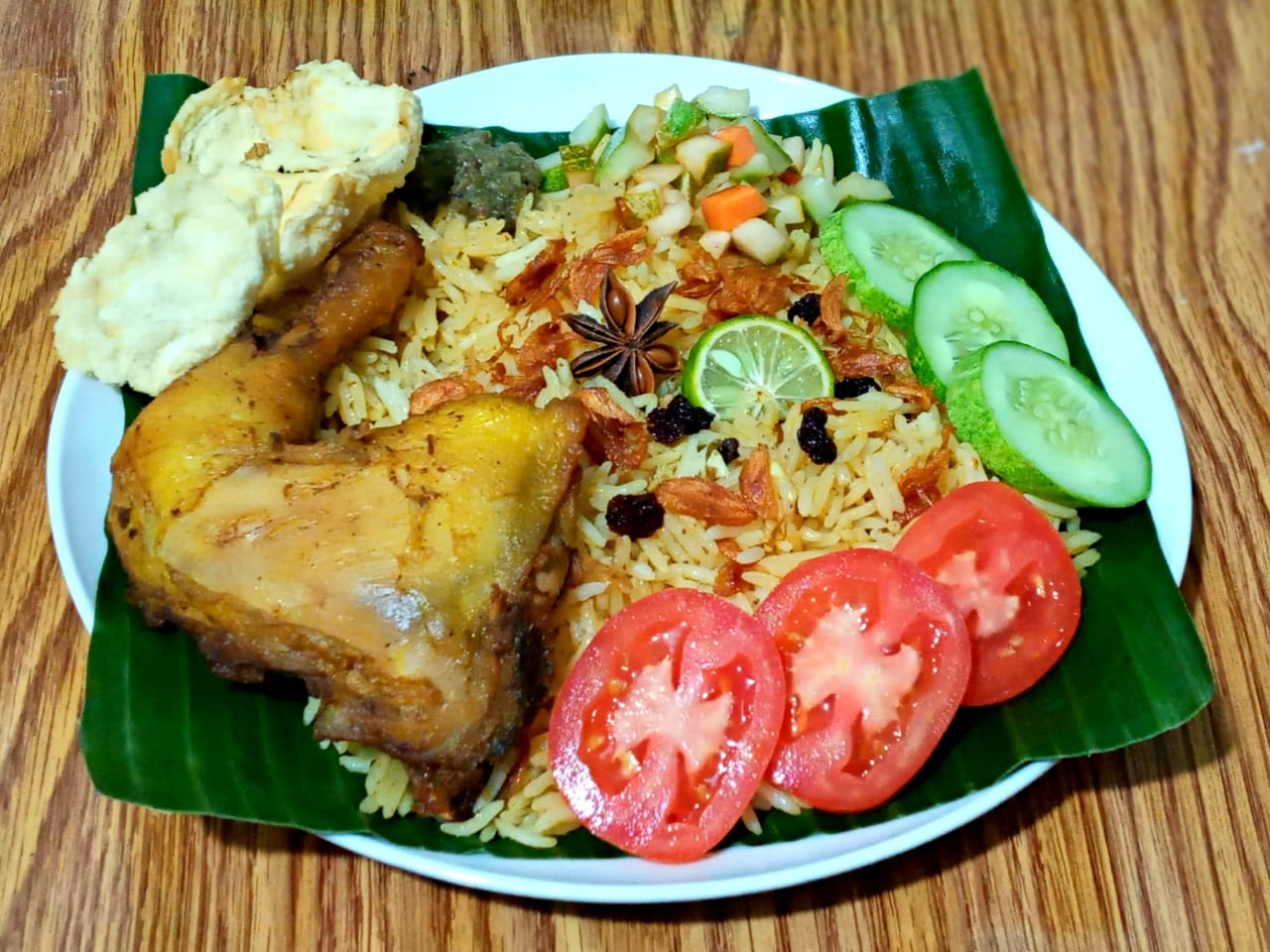 PAKET NASI KEBULI BASMATI AYAM GORENG