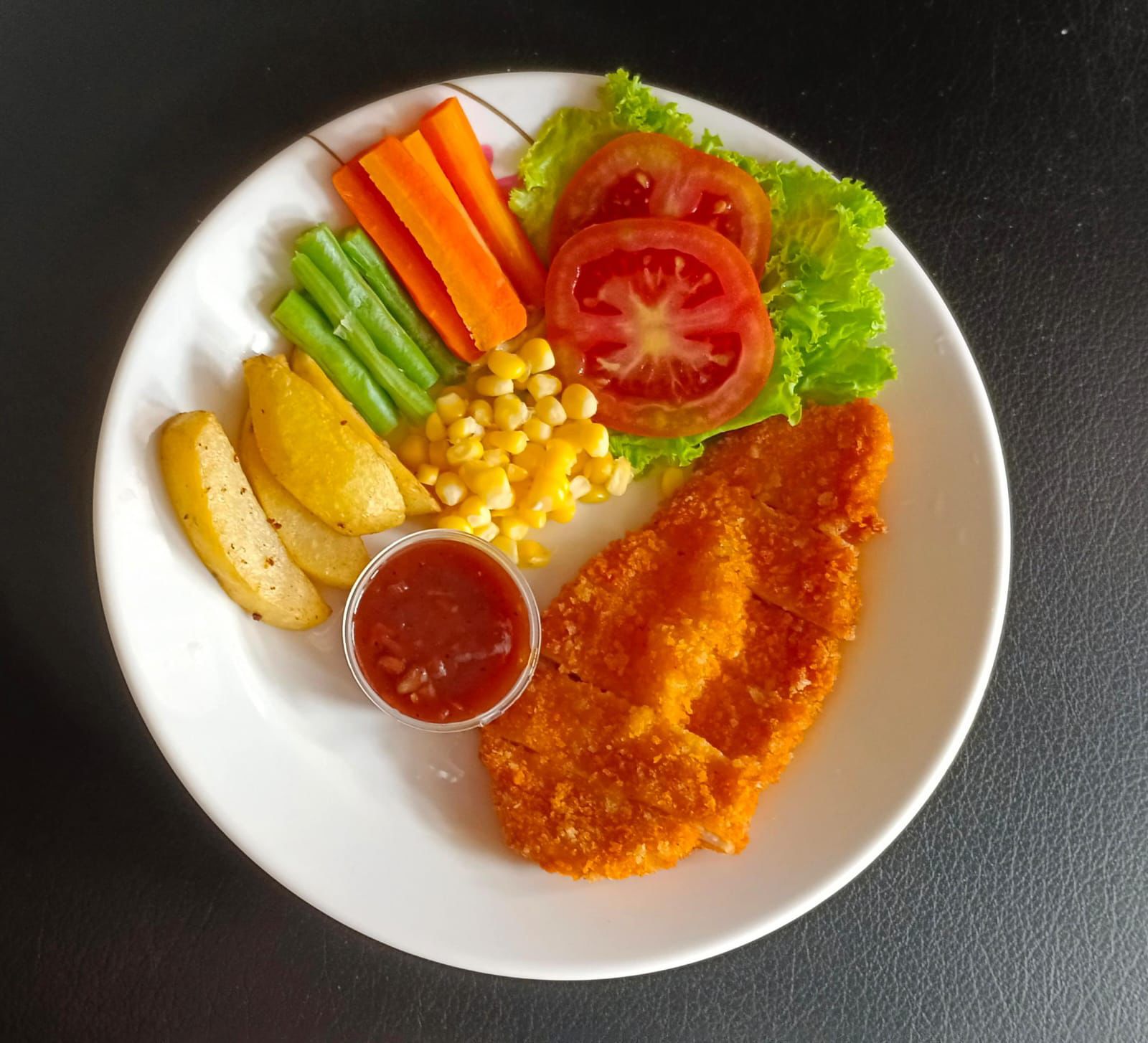 Chicken katsu teriyaki