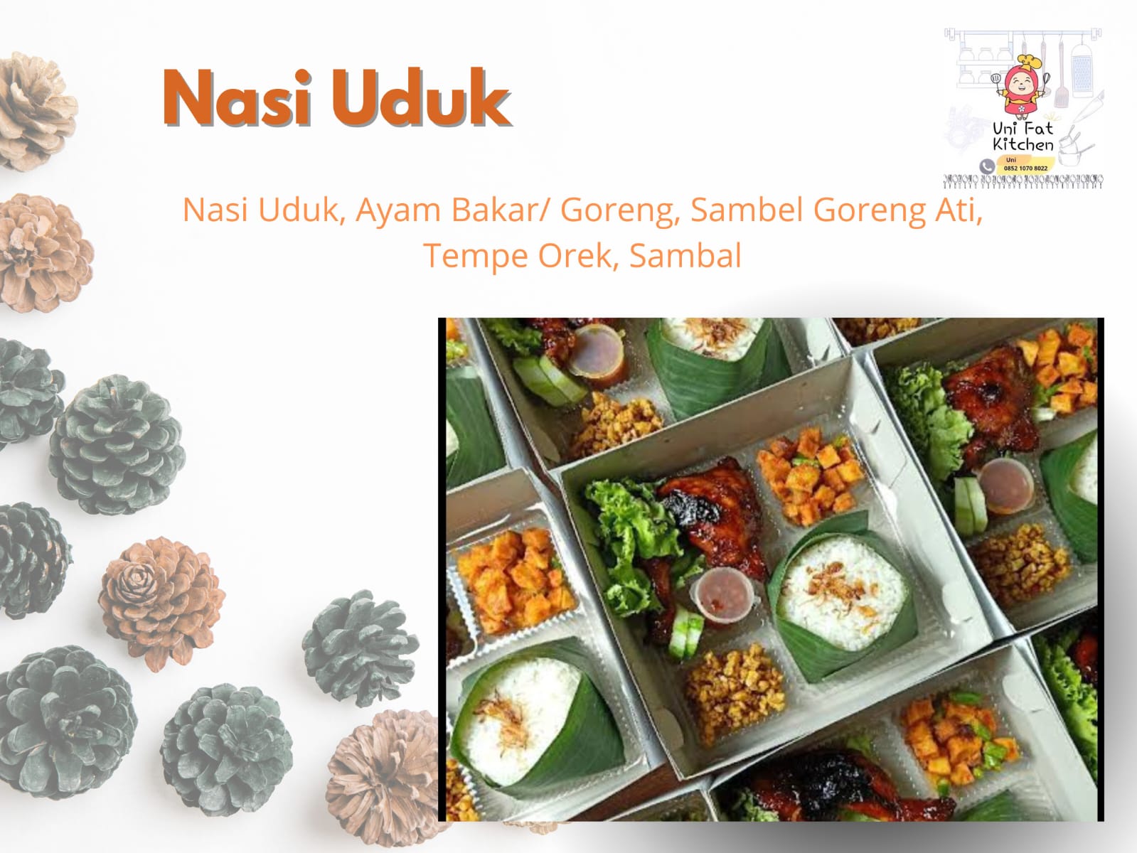 PAKET NASI BOX C UNI FAT KITCHEN