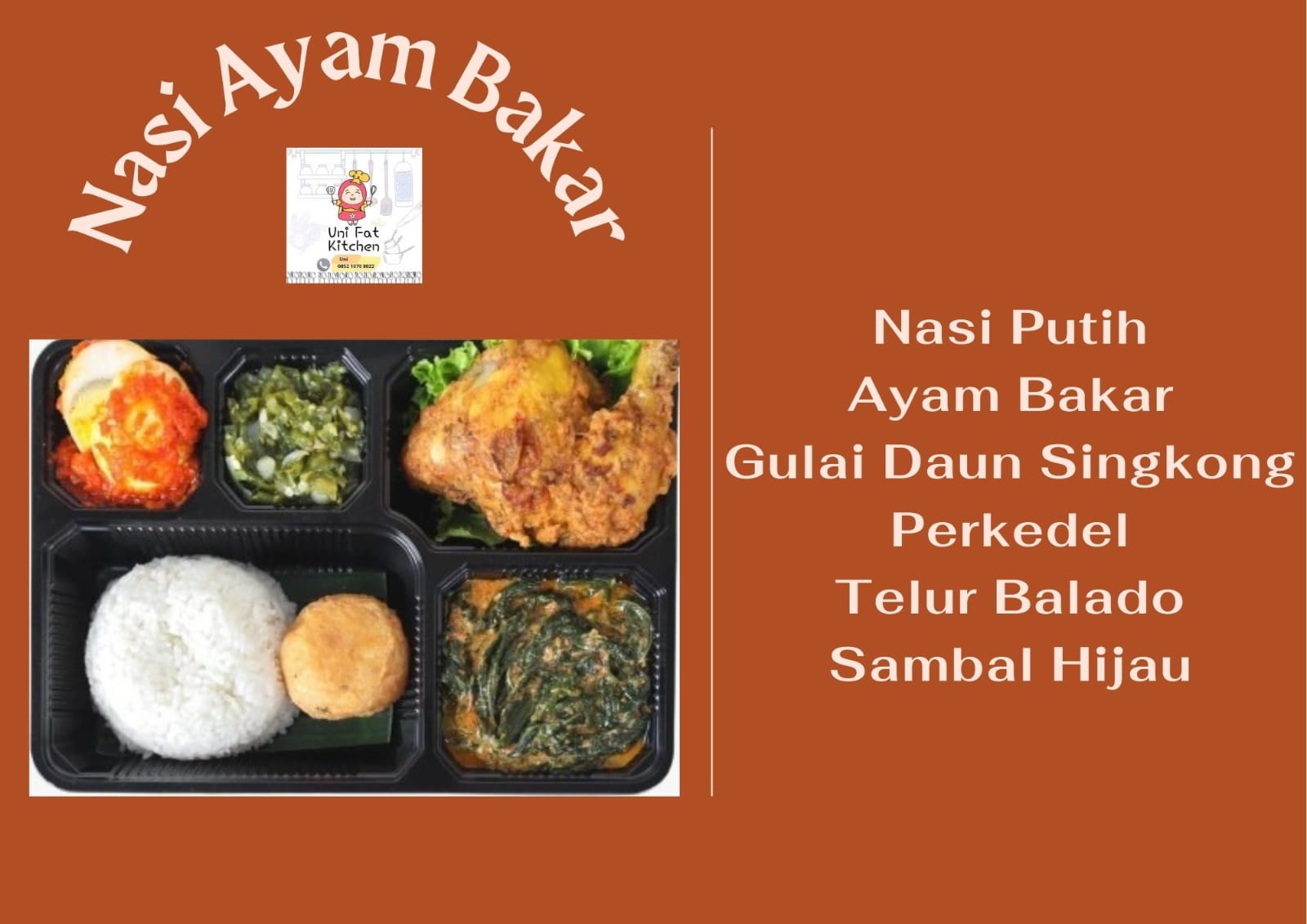 PAKET NASI BOX G UNI FAT KITCHEN