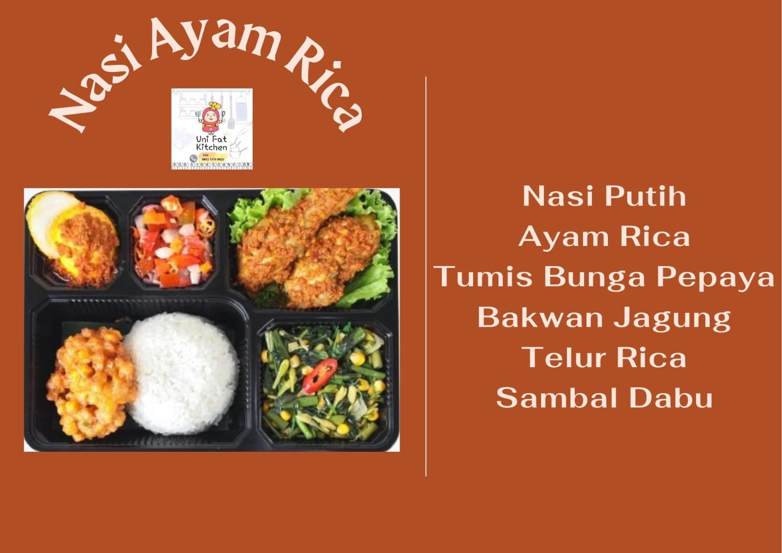 PAKET NASI BOX I UNI FAT KITCHEN