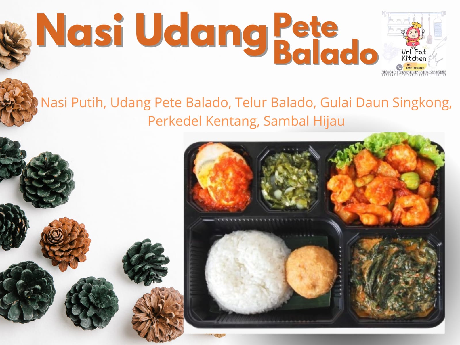PAKETNASIBOX K UNI FAT KITCHEN