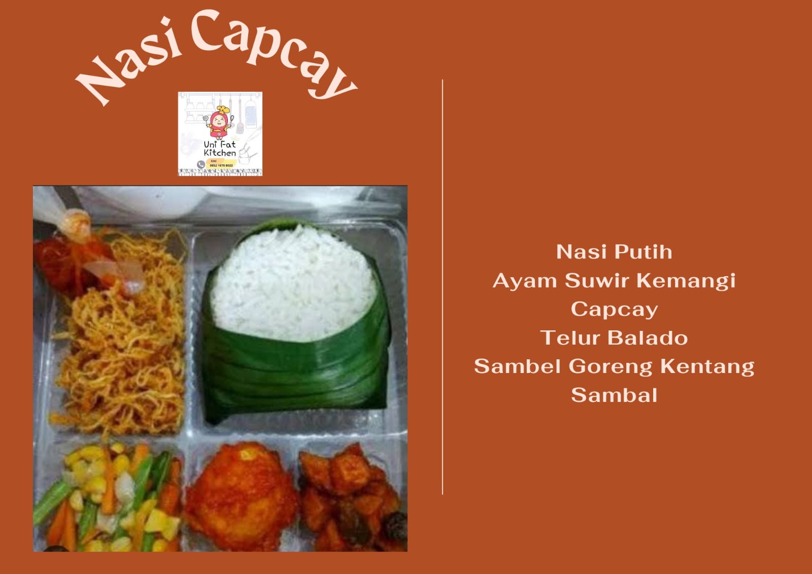 PAKET NASI BOX L UNI FAT KITCHEN