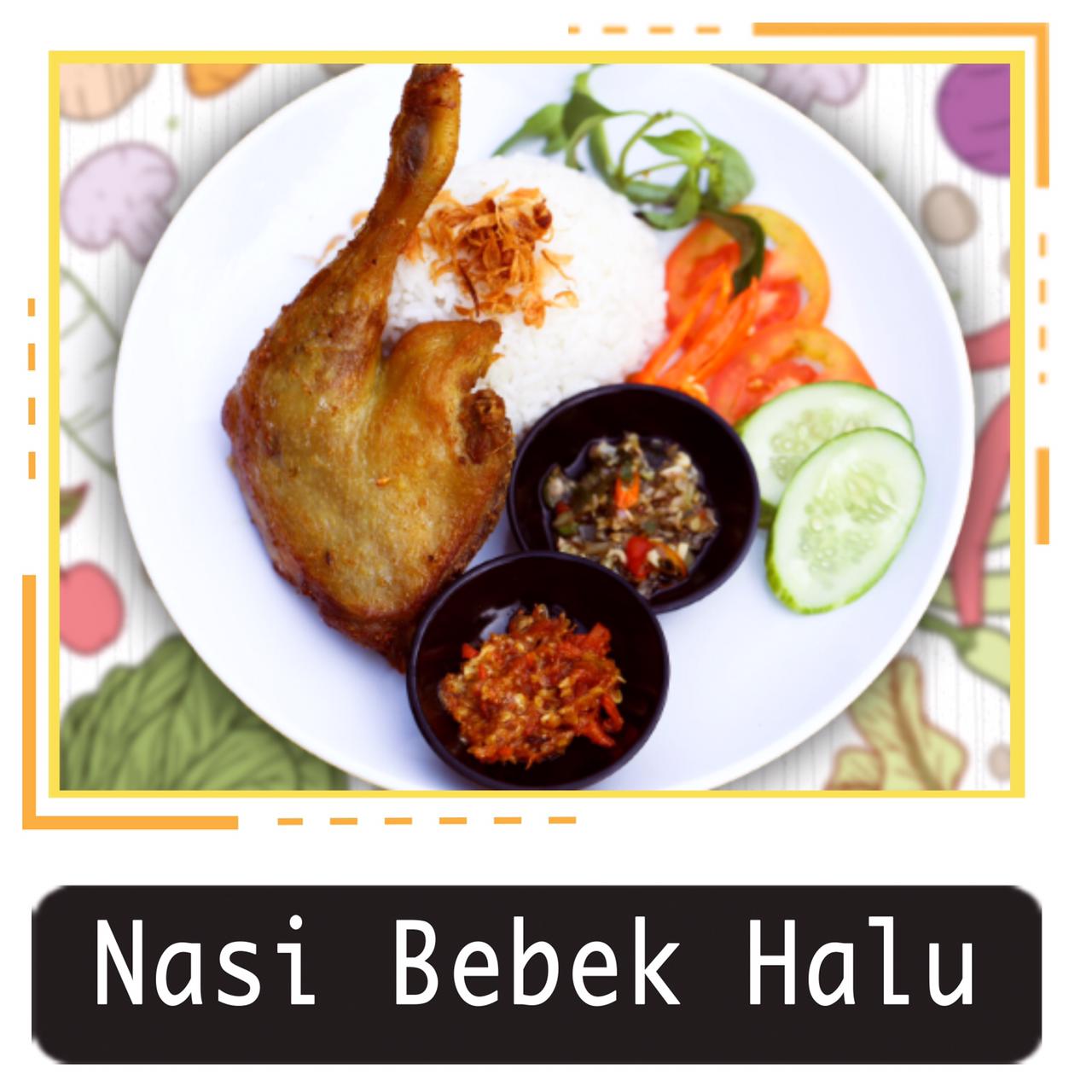 PAKET NASI BEBEK HALU