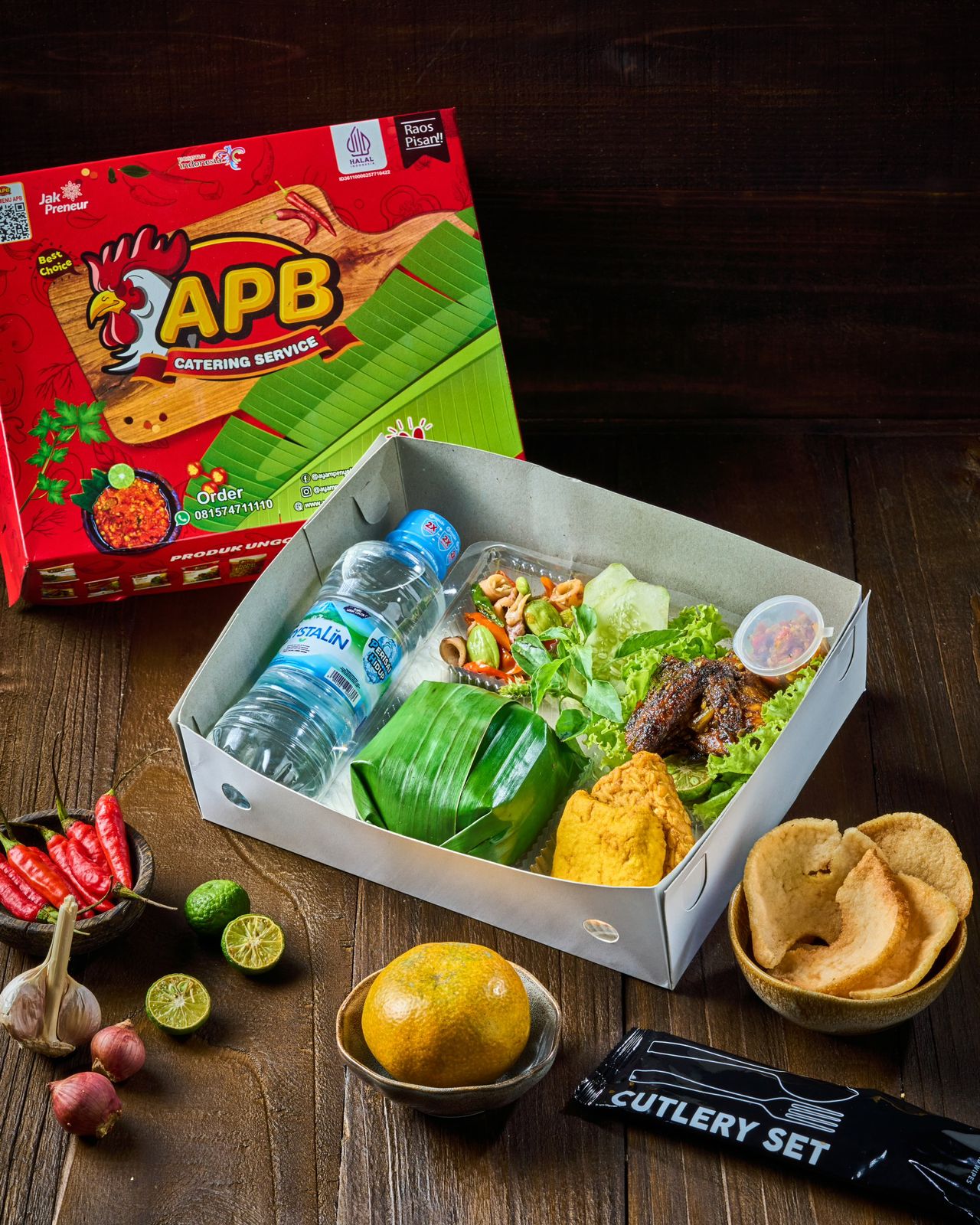 Paket Lengkap Nasi Box dan Snack Box