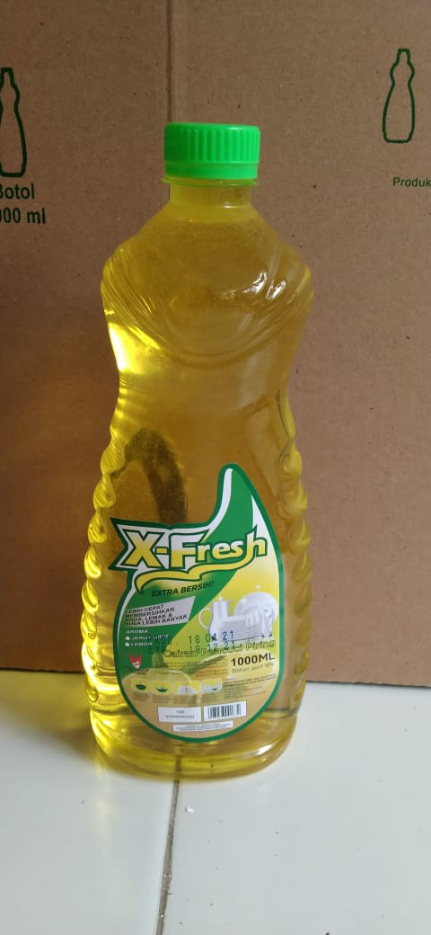 (READY STOCK) CAIRAN PENCUCI PIRING AROMA LEMON MERK XFRESH