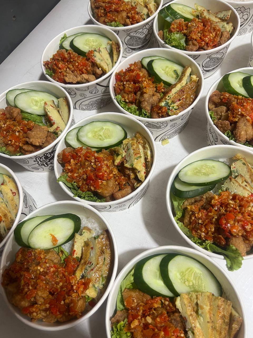 Rice Bowl Ayam Geprek by Terrasa Catering