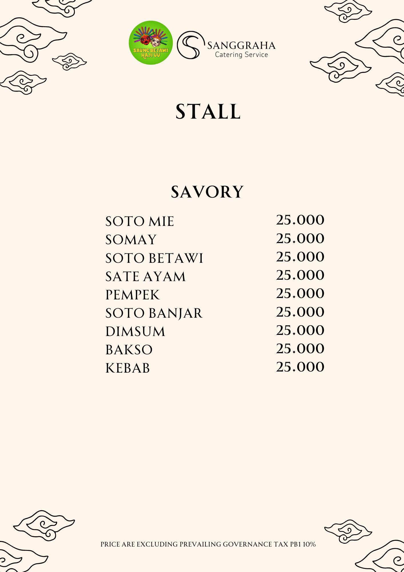 Savory Stall Sanggraha