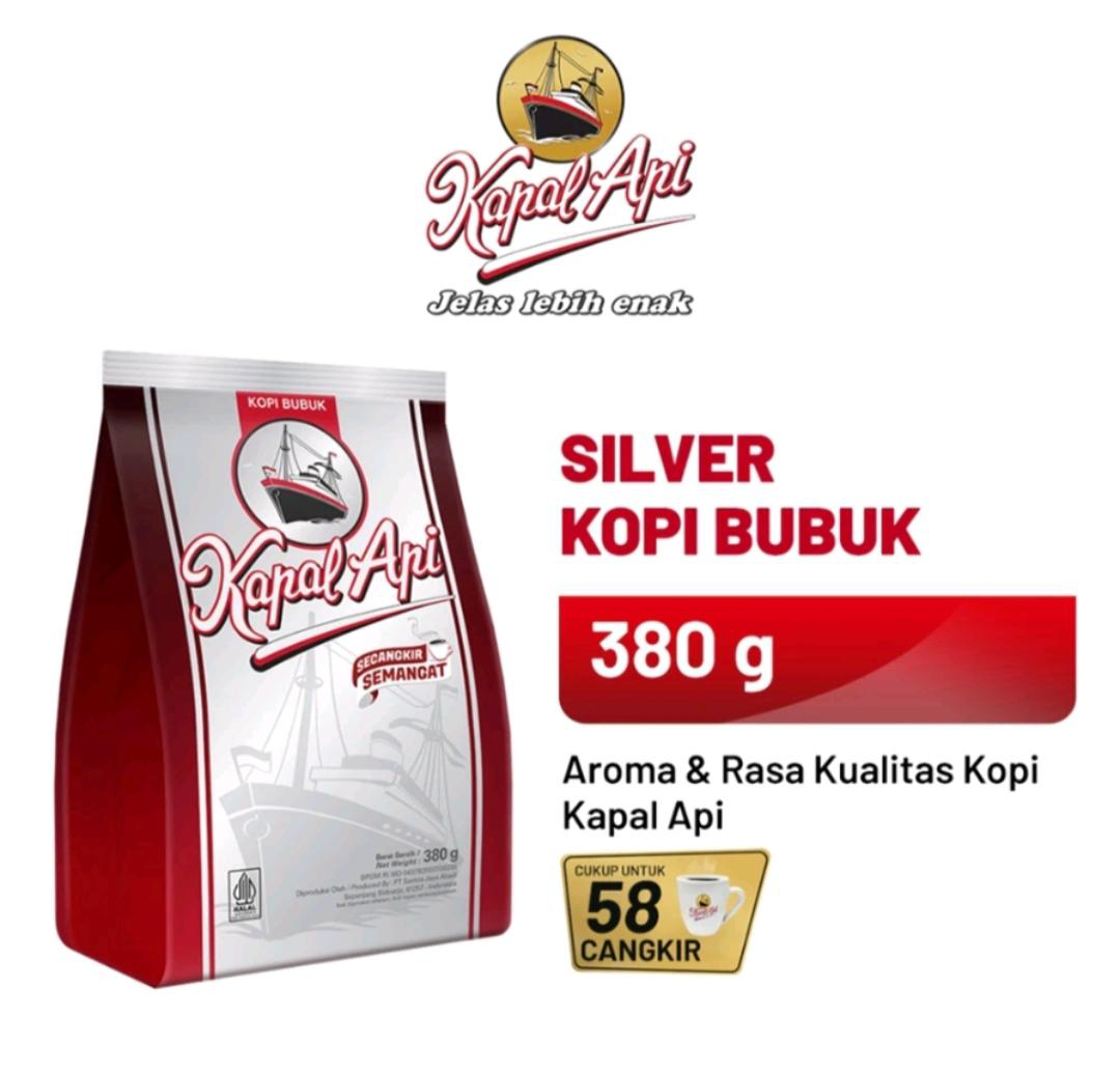 Kopi Kapal Api Silver 380gr 1