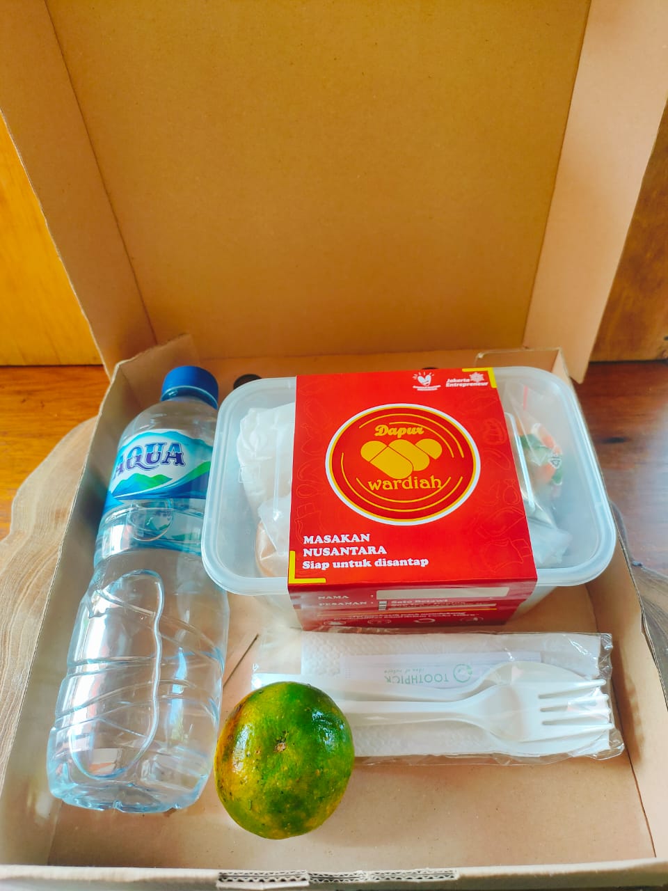 PAKET NASI BOX DAPUR WARDIAH 2 - Menu Sop &amp; Snack Box / Minuman Sehat