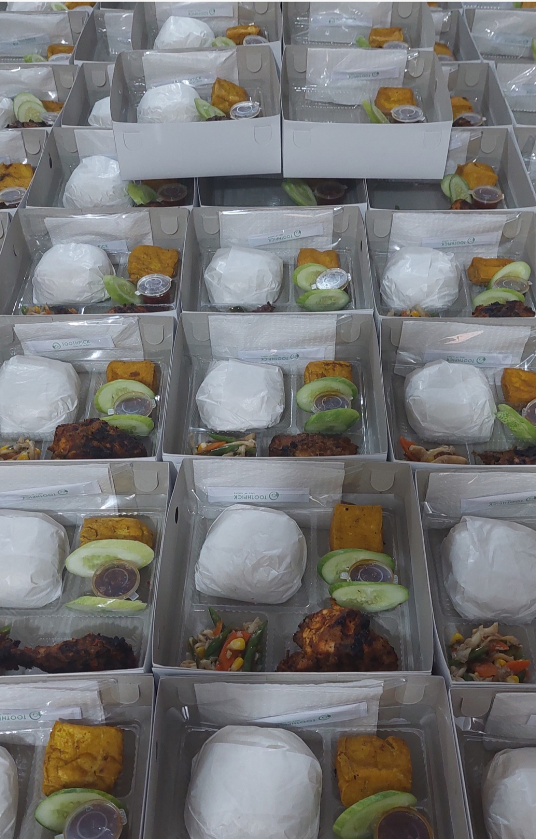 Paket Nasi Box Ayam Bakar