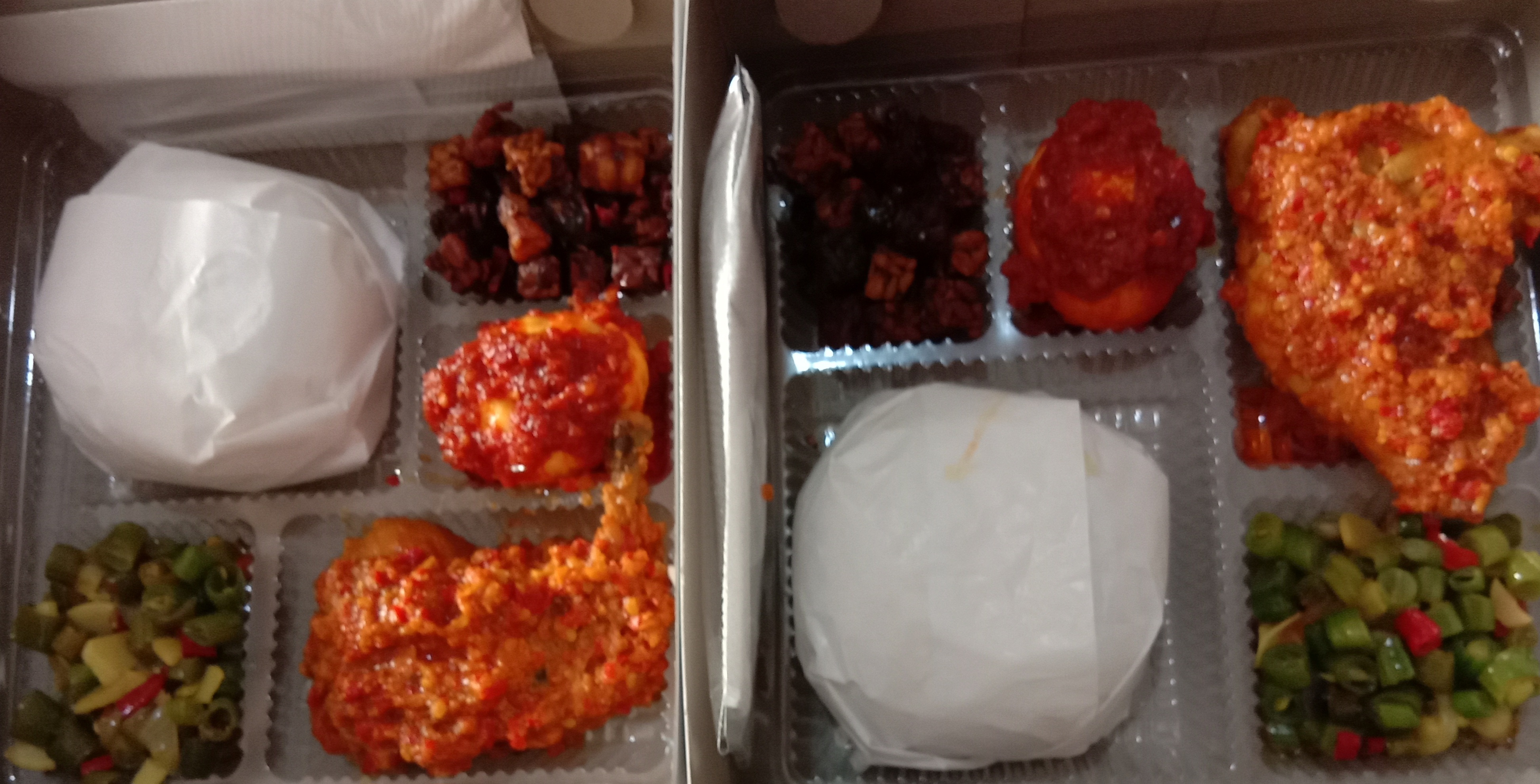 Paket Nasi Ayam Bumbu Rujak