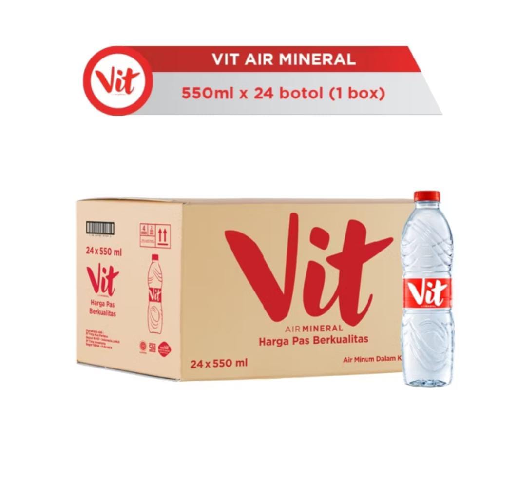 Vit botol 550 ml