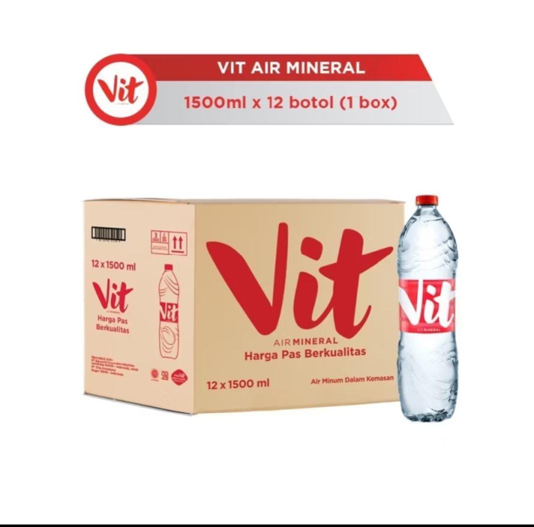 Vit botol 1500 ml