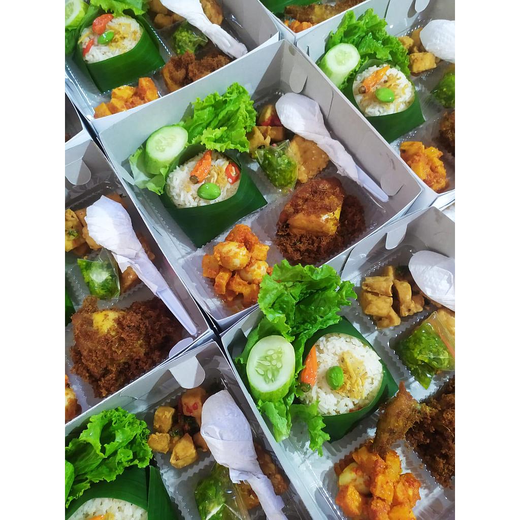 nasi liwet box by Catering Inaka