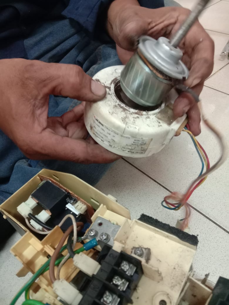 Ganti Motor Fan