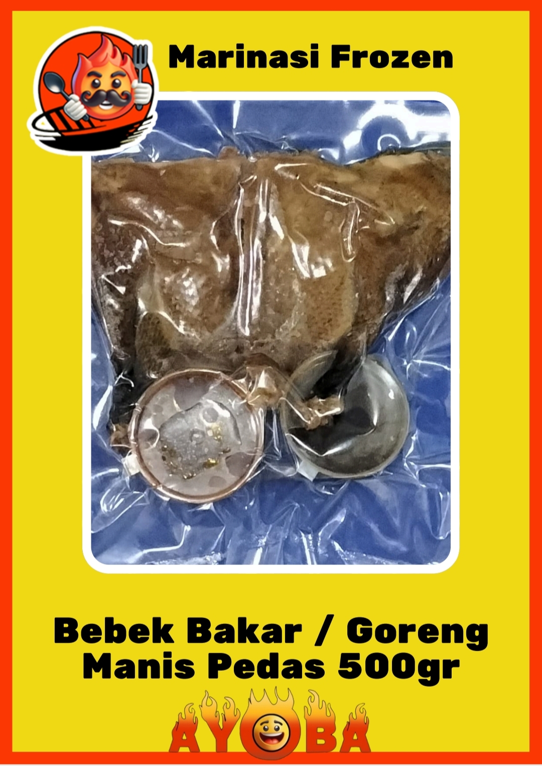 Paha bebek bakar/goreng ayoba