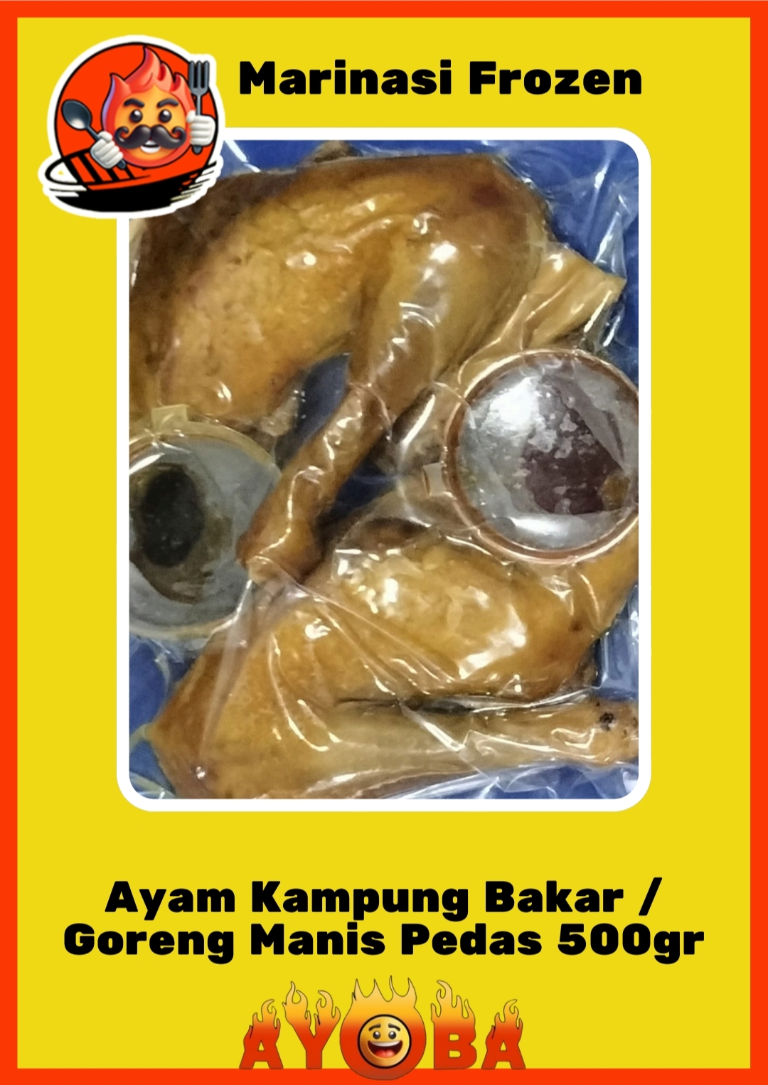 Paha ayam kampung Bakar/goreng Ayoba