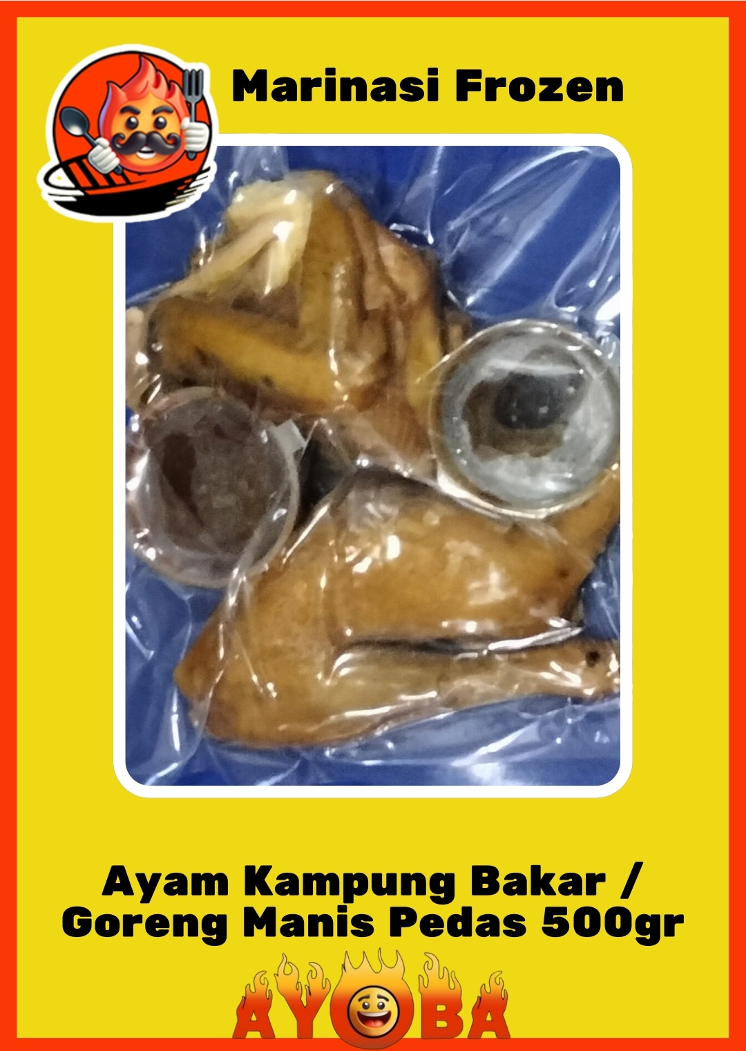 Ayam kampung bakar/goreng Ayoba