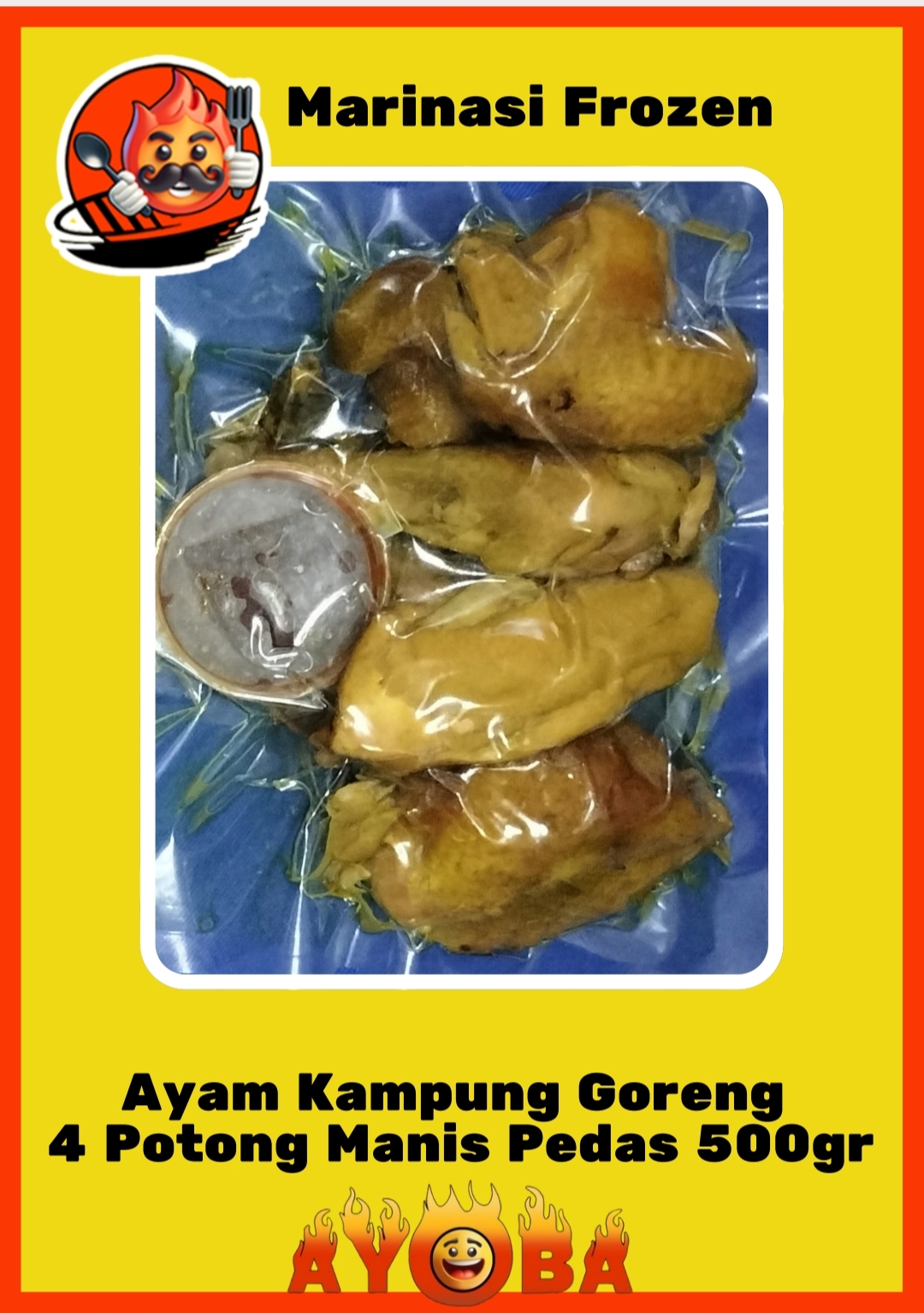 Ayam kampung bakar/goreng Ayoba