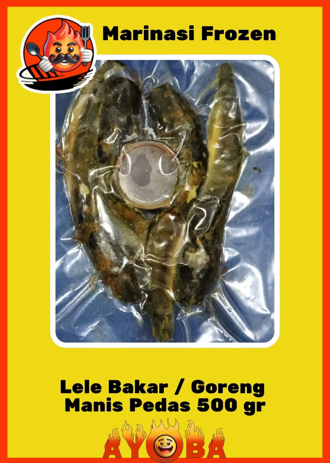 Lele bakar/goreng marinasi Ayoba