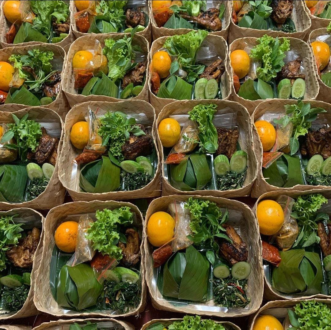Nasi Timbel Besek Paket A By Sendok Garpu Jakarta Catering