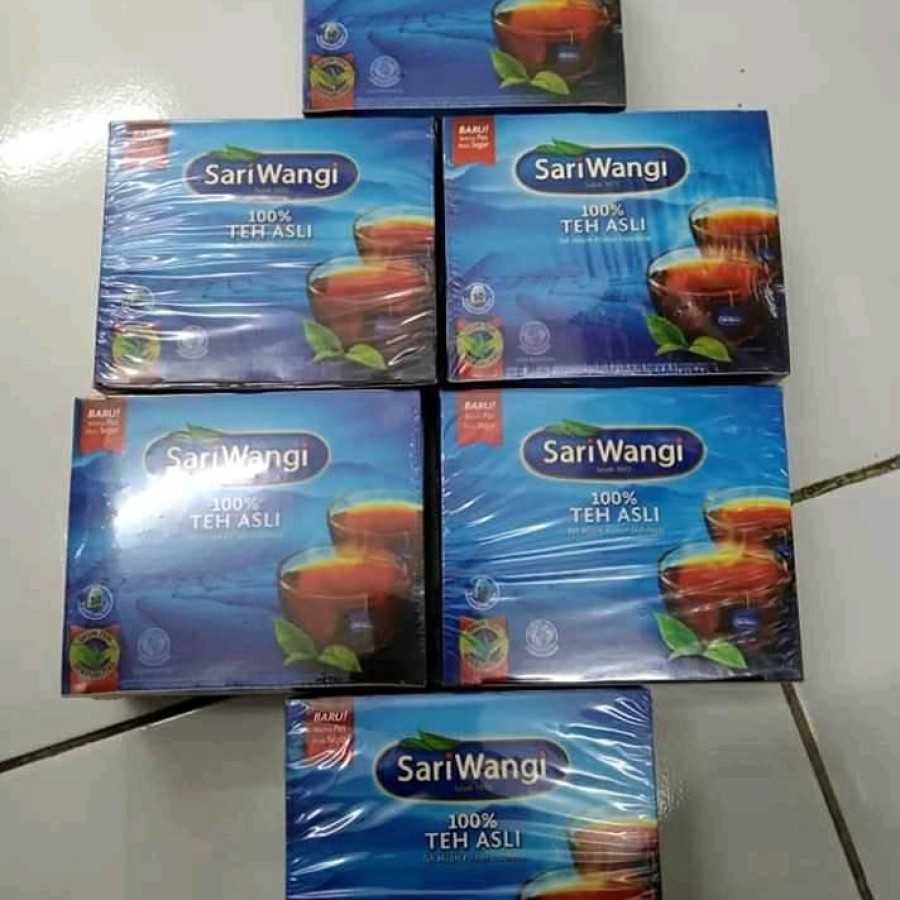 Teh Sariwangi Celup Teh Asli 4 box