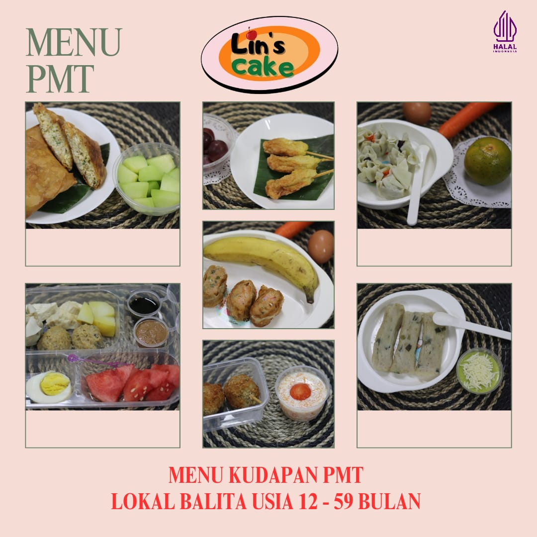 Menu Kudapan PMT Lokal Balita Usia 12-59 Bulan | Lin's Cake