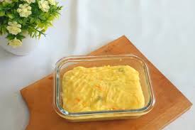 Puding Kentang Ayam Telor Tahu Wortel Panggang dan Pisang Barongko